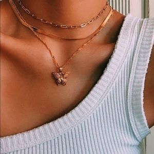butterfly necklace